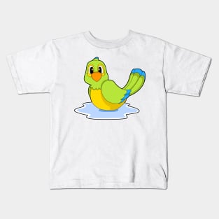 Parrot Swimming Kids T-Shirt